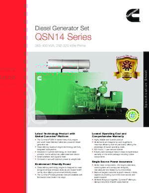 Dizel Jeneratörler Cummins C400D5P