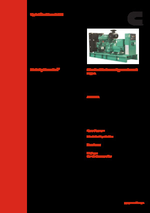 Dizel Jeneratörler Cummins C380 D5