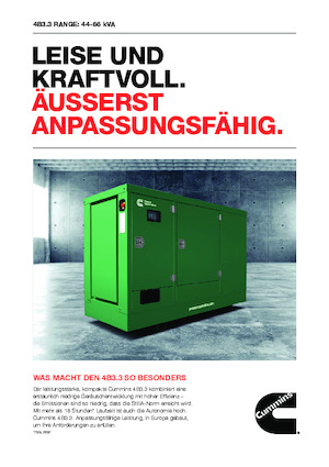 Dizel Jeneratörler Cummins C55D5EQ