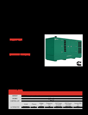 Diesel Power Generators Cummins C550D5Q