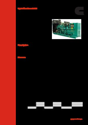 Dizel Jeneratörler Cummins C600 D6