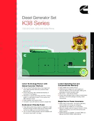 Dizel Jeneratörler Cummins C750D5P