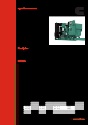 Dizel Jeneratörler Cummins C800 D6