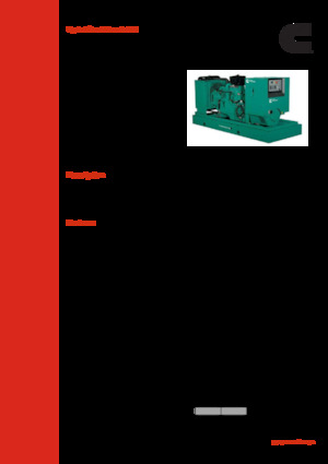Diesel Power Generators Cummins DGDB