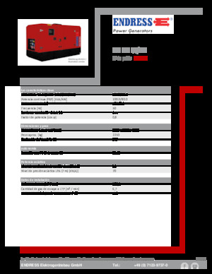 Dizel Jeneratörler Endress ESE 100 IW/MS 