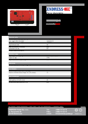 Diesel Power Generators Endress ESE 175 IW/AS