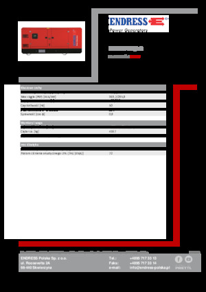Dizel Jeneratörler Endress ESE 405 VW/AS 