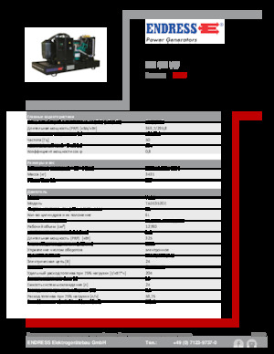 Diesel Power Generators Endress ESE 405 VW 