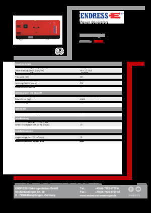 Diesel Power Generators Endress ESE 515 VW/AS 