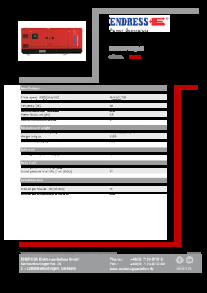 Dizel Jeneratörler Endress ESE 515 VW/AS 