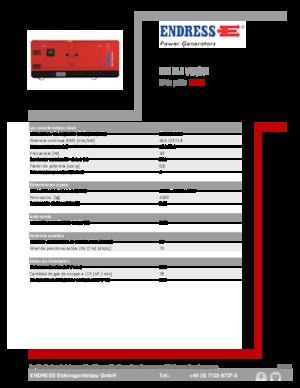 Diesel Power Generators Endress ESE 515 VW/AS 