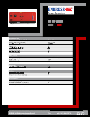 Diesel Power Generators Endress ESE 515 VW/AS 