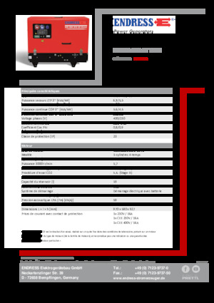 Benzinli Jeneratörler Endress ESE 608 DYS-GT ES DI