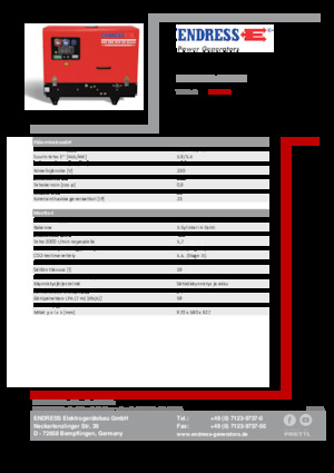 Benzinli Jeneratörler Endress ESE 608 YS-GT ES DI