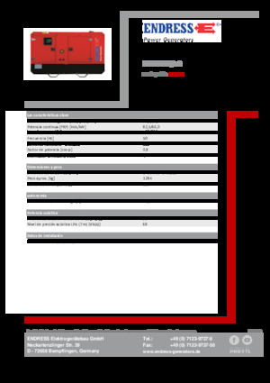 Diesel Power Generators Endress ESE 90 IW/AS
