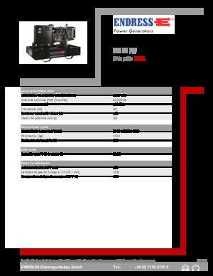 Dizel Jeneratörler Endress ESE 90 PW 