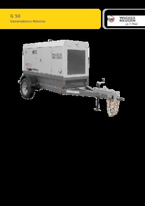 Diesel Power Generators Wacker Neuson G50