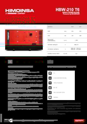 Dizel Jeneratörler HIMOINSA HBW-210 T6