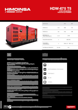 Diesel Power Generators HIMOINSA HDW-675 T5