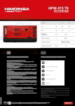 Dizel Jeneratörler HIMOINSA HFW-375 T6