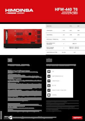 Dizel Jeneratörler HIMOINSA HFW-440 T6