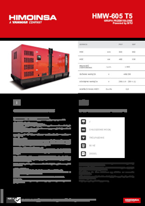 Diesel Power Generators HIMOINSA HMW-605 T5