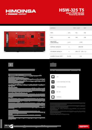 Diesel Power Generators HIMOINSA HSW-325 T5