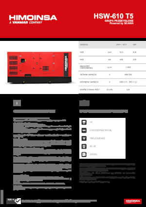 Diesel Power Generators HIMOINSA HSW-610 T5