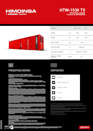 Diesel Power Generators HIMOINSA HTW-1530 T5