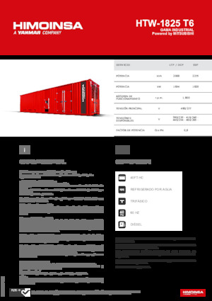 Diesel Power Generators HIMOINSA HTW-1825 T6