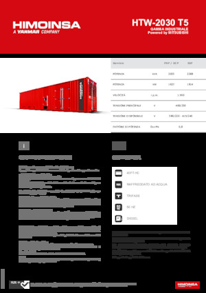 Diesel Power Generators HIMOINSA HTW-2030 T5