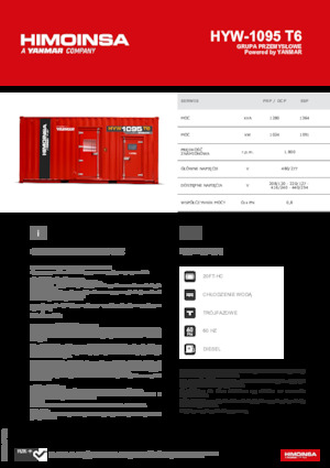 Diesel Power Generators HIMOINSA HYW-1095 T6