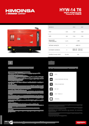 Diesel Power Generators HIMOINSA HYW-14 T6