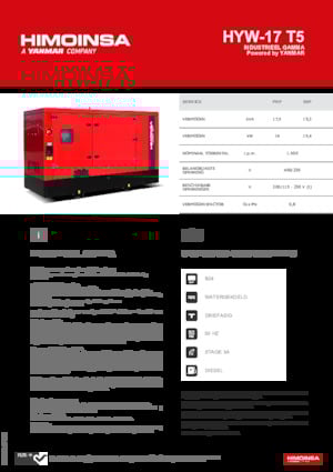 Diesel Power Generators HIMOINSA HYW-17 T5
