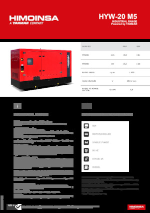 Diesel Power Generators HIMOINSA HYW-20 M5