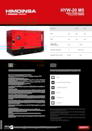 Diesel Power Generators HIMOINSA HYW-20 M5