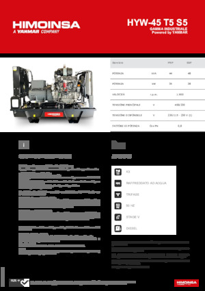 Diesel Power Generators HIMOINSA HYW-45 T5 S5