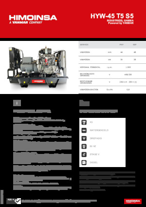 Dizel Jeneratörler HIMOINSA HYW-45 T5 S5