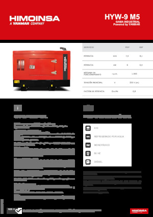 Diesel Power Generators HIMOINSA HYW-9 M5