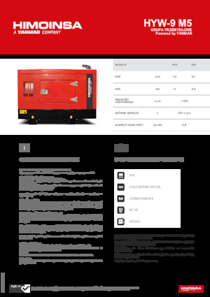 Diesel Power Generators HIMOINSA HYW-9 M5
