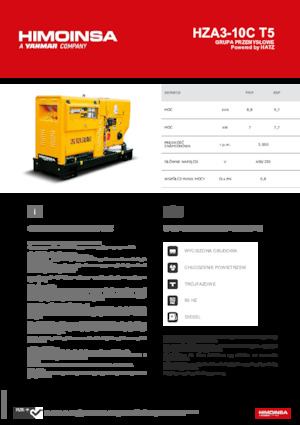 Diesel Power Generators HIMOINSA HZA3-10C T5
