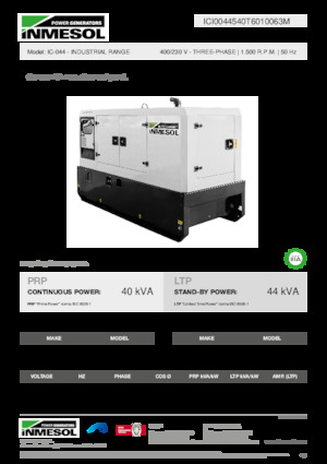 Dizel Jeneratörler INMESOL IC-044