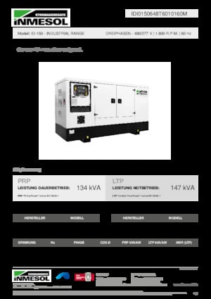 Diesel Power Generators INMESOL ID-150