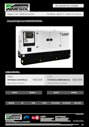 Diesel Power Generators INMESOL II-160