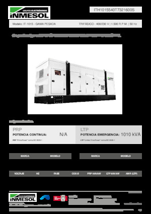 Diesel Power Generators INMESOL IT-1015