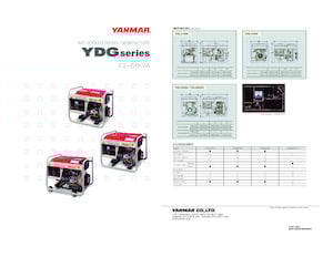 Dizel Jeneratörler Yanmar YDG2700N