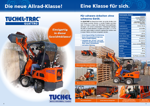 Municipal Tractors Front Hitch Tuchel Quattro