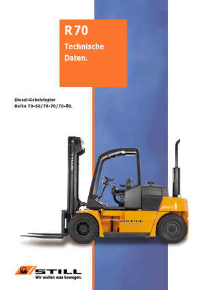 Diesel Forklifts Still R 70-80
