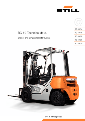 Ön forkliftler dizel Still RC 40-16