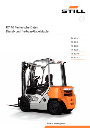 Lpg ön forkliftler Still RC 40-16 T